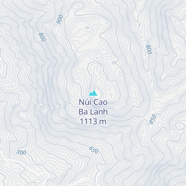 Map of Núi Cao Ba Lanh