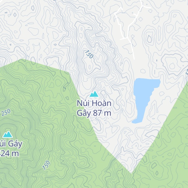 Map of Núi Hoàn Gây