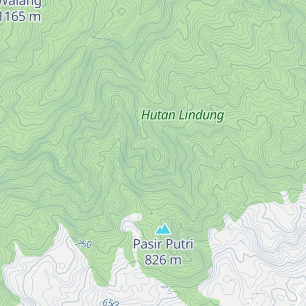 Map of Gunung Kancana