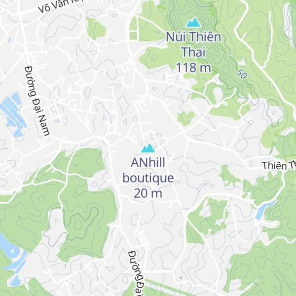 Map of ANhill boutique