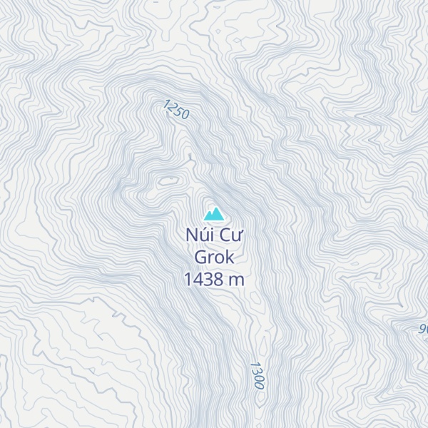 Map of Núi Cư Grok