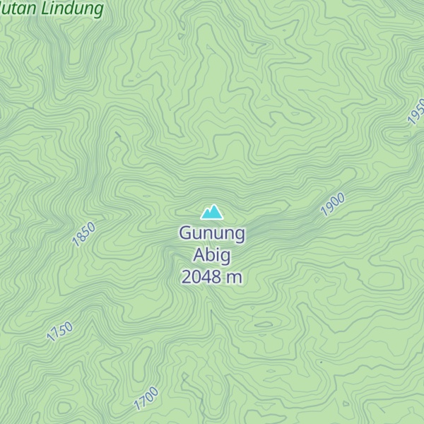 Map of Gunung Abig