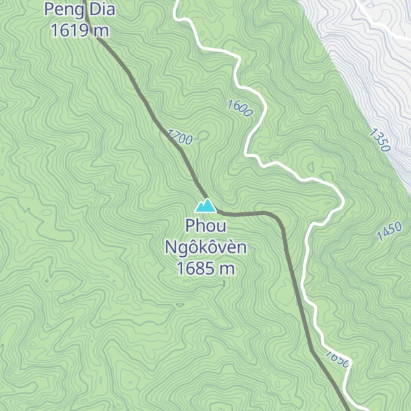 Map of Phou Ngôkôvèn