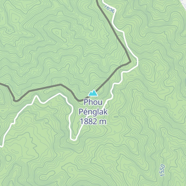 Map of Phou Pénglak