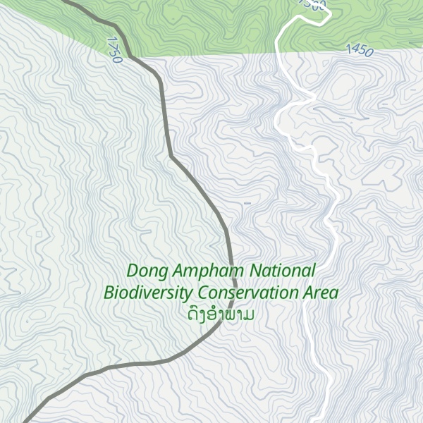 Map of Phou Binsan