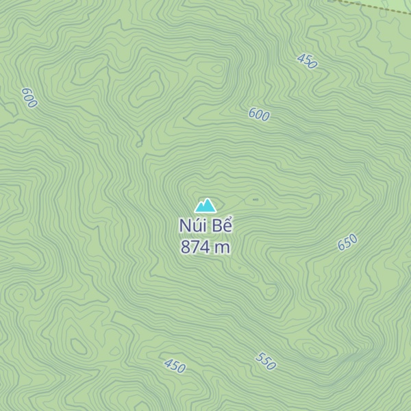 Map of Núi Bể