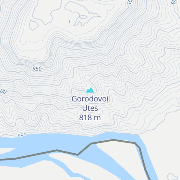 Map of Gorodovoi Utes