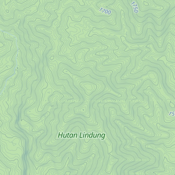 Map of Gunung Tamiang