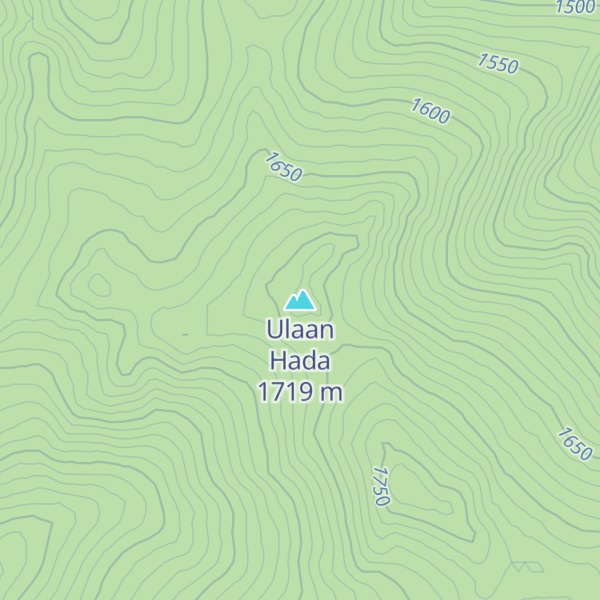 Map of Ulaan Hada