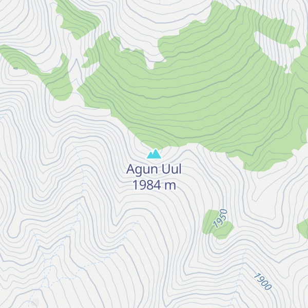Map of Agun Uul