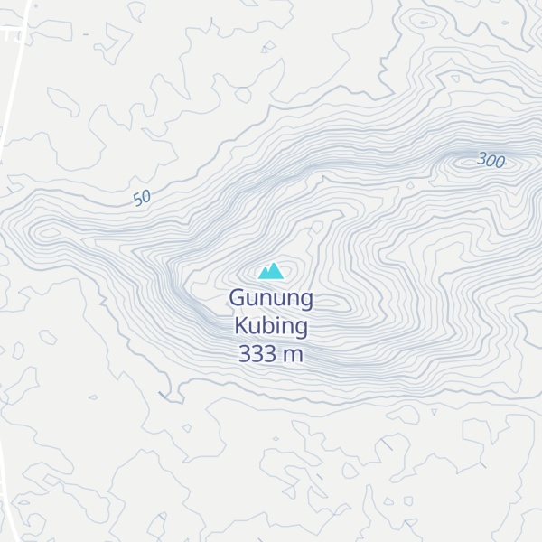 Map of Gunung Kubing