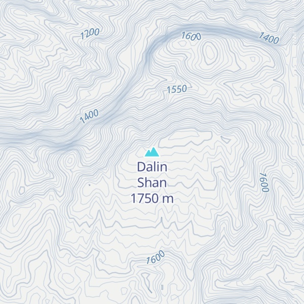 Map of Dalin Shan