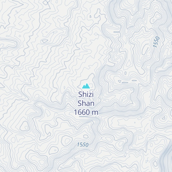 Map of Shizi Shan
