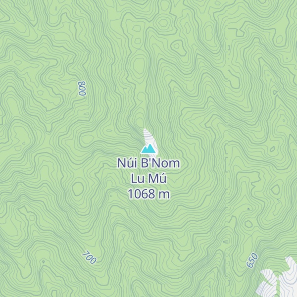Map of Núi B'Nom Lu Mú