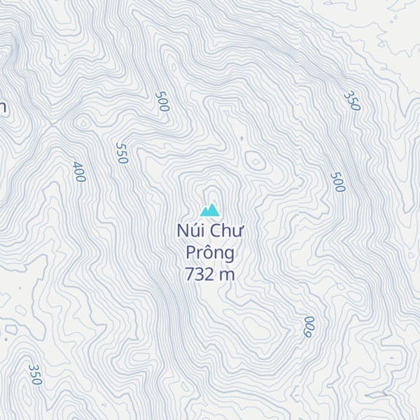 Map of Núi Chư Prông