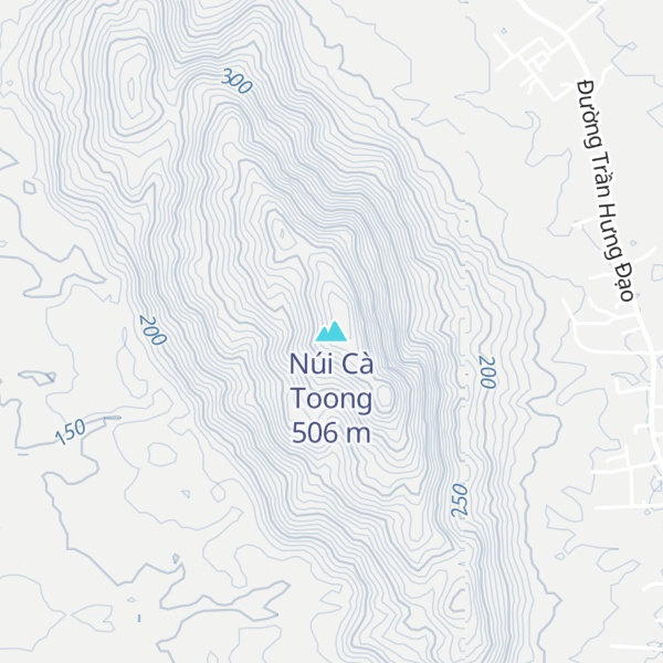 Map of Núi Cà Toong