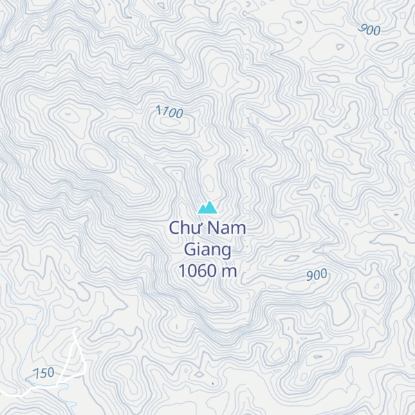 Map of Chư Nam Giang