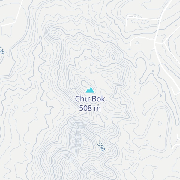 Map of Chư Bok