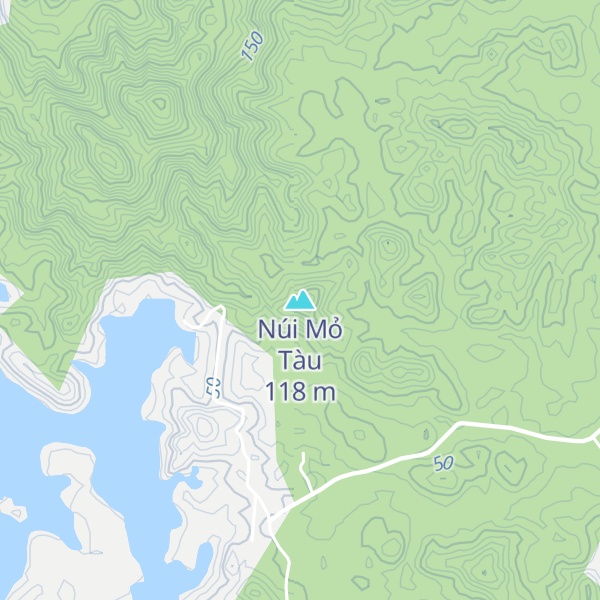 Map of Núi Mỏ Tàu