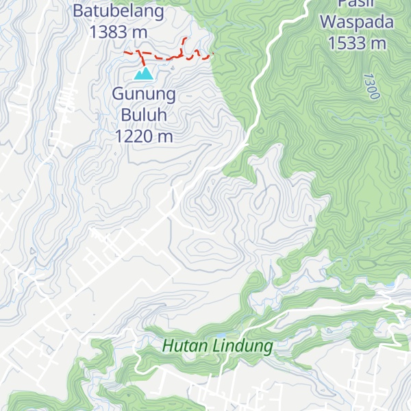 Map of Pasir Cikawari