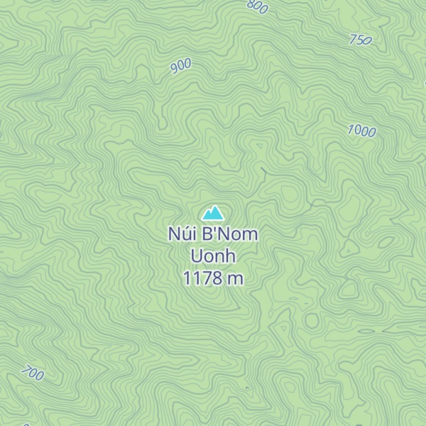 Map of Núi B'Nom Uonh
