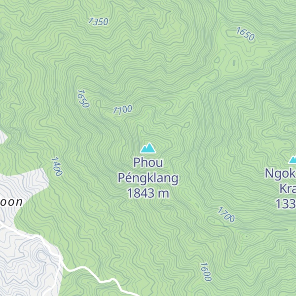 Map of Phou Péngklang