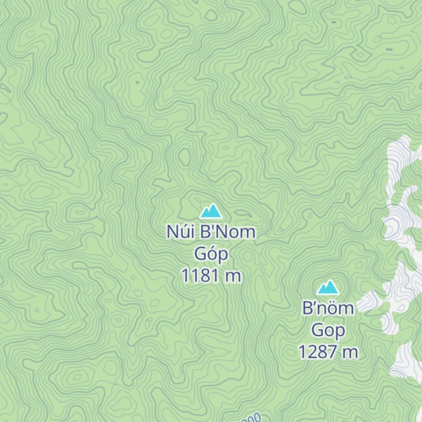 Map of Núi B'Nom Góp