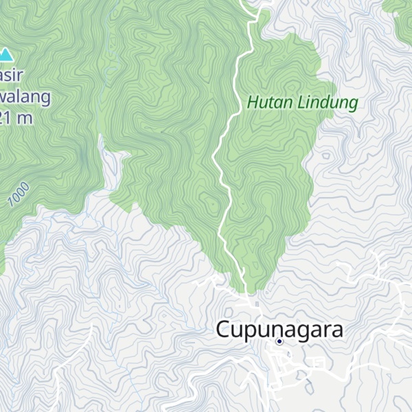 Map of Pasir Muncang