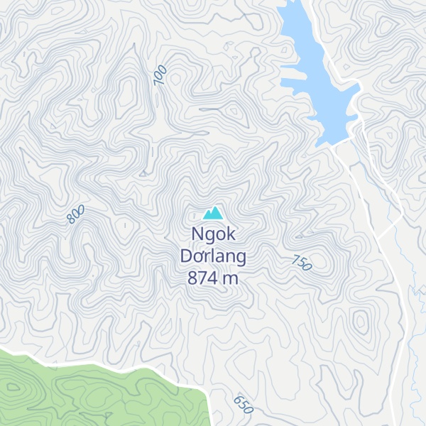 Map of Ngok Dơrlang