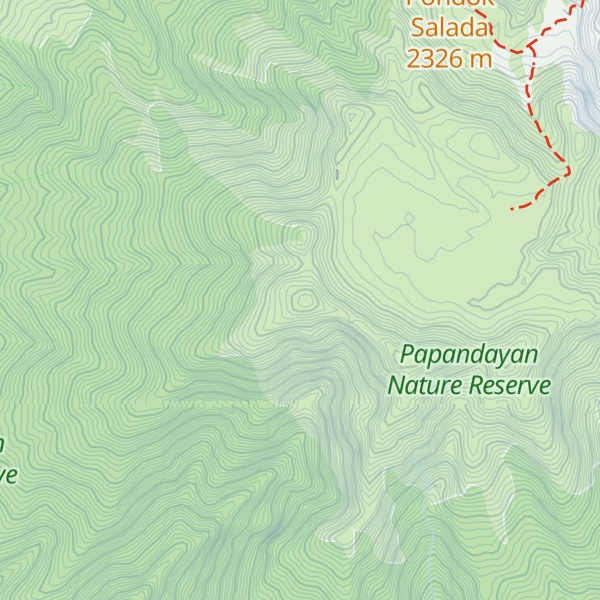 Map of Gunung Malang