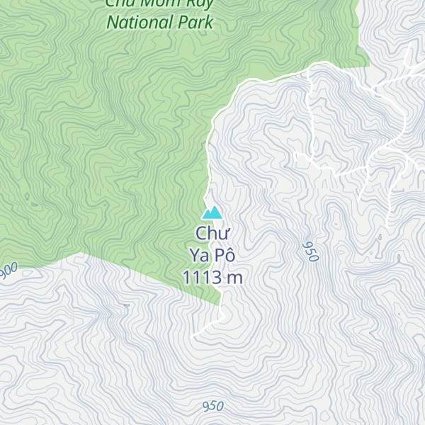 Map of Chư Ya Pô