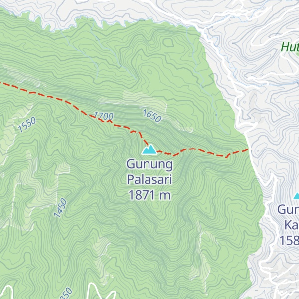 Map of Gunung Palasari