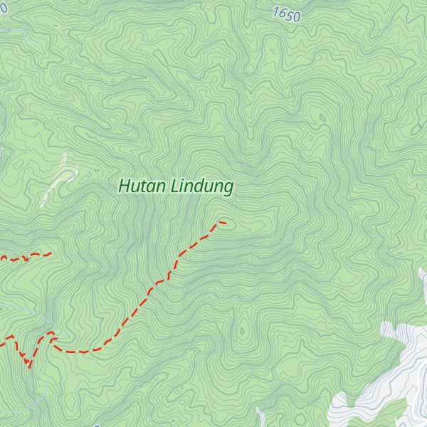 Map of Gunung Bukittunggul