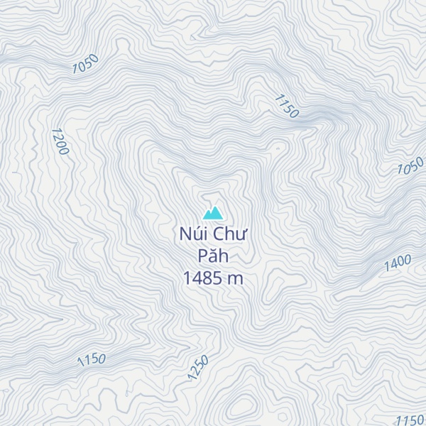 Map of Núi Chư Păh