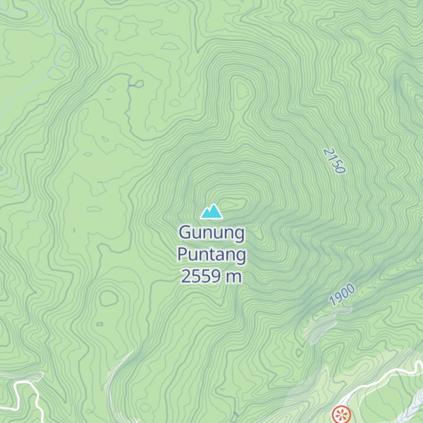 Map of Gunung Puntang