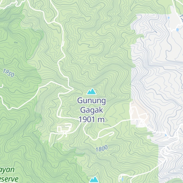 Map of Gunung Gagak