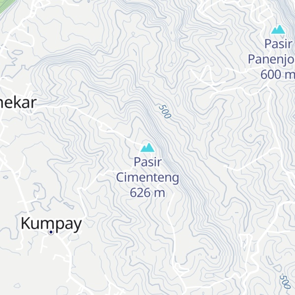 Map of Pasir Cimenteng
