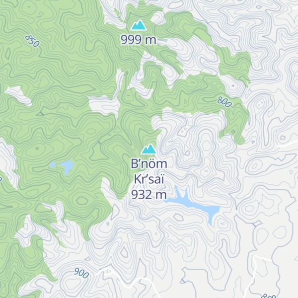 Map of B’nöm Kr’saï