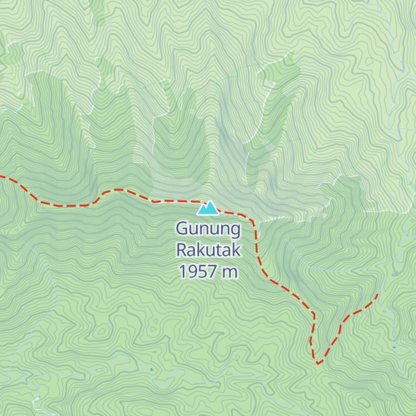 Map of Gunung Rakutak