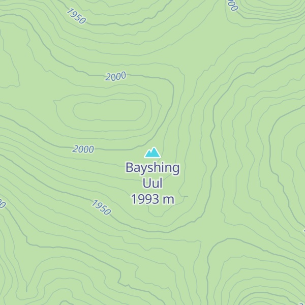 Map of Bayshing Uul