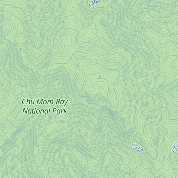 Map of Núi Chư Mom Ray
