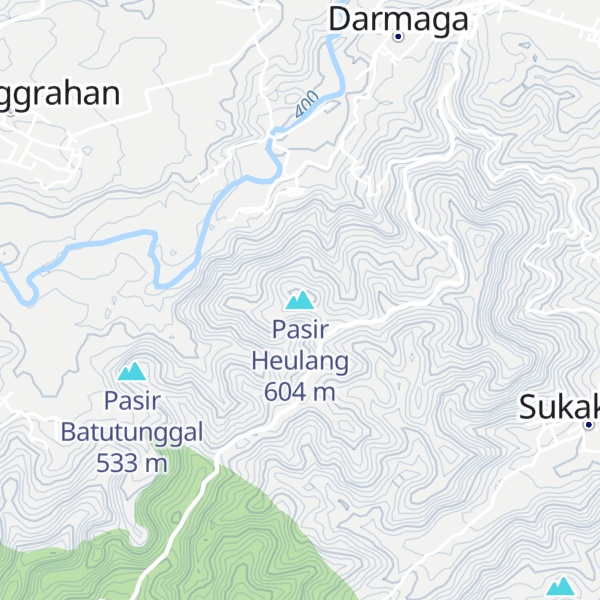 Map of Pasir Heulang