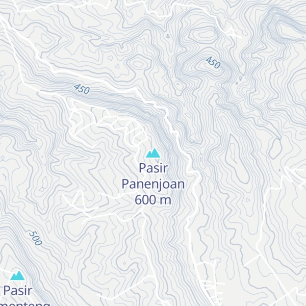 Map of Pasir Panenjoan