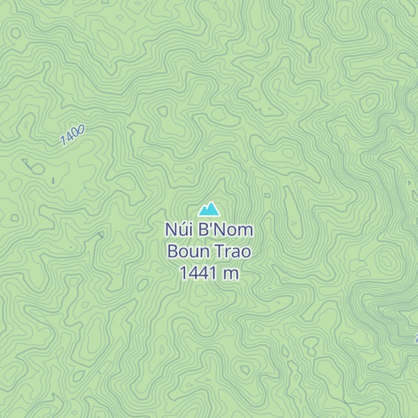 Map of Núi B'Nom Boun Trao