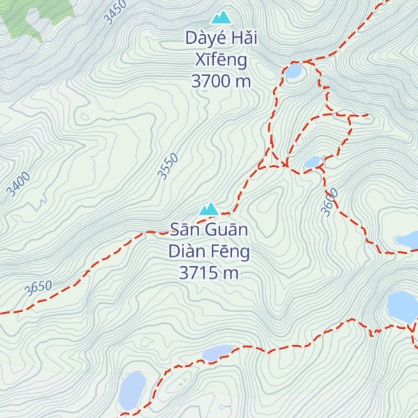 Map of Sān Guān Diàn Fēng