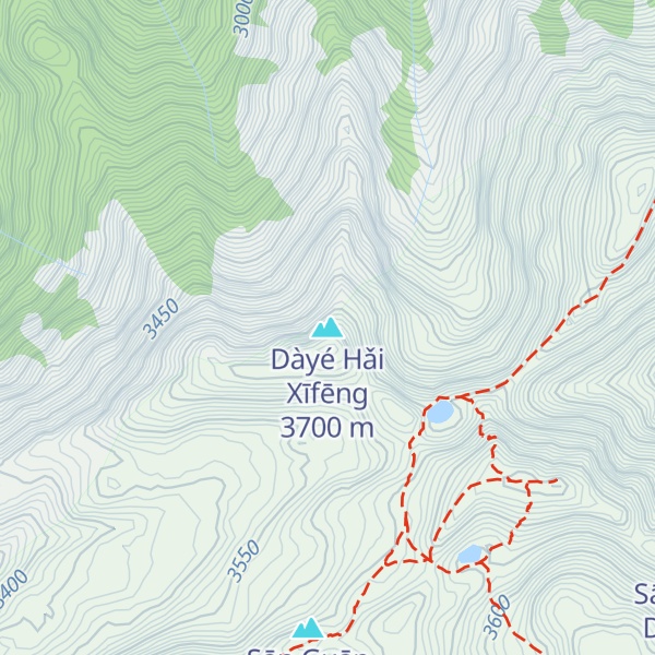 Map of Dàyé Hǎi Xīfēng