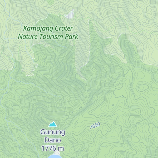 Map of Gunung Sangser