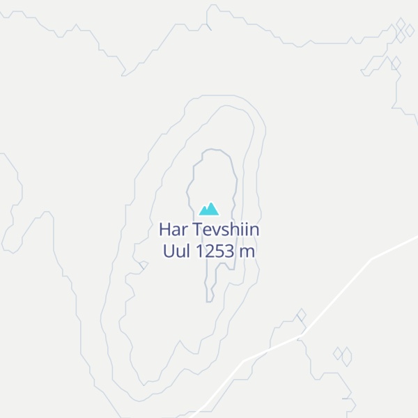 Map of Har Tevshiin Uul