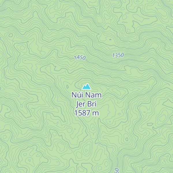 Map of Núi Nam Jer Bri