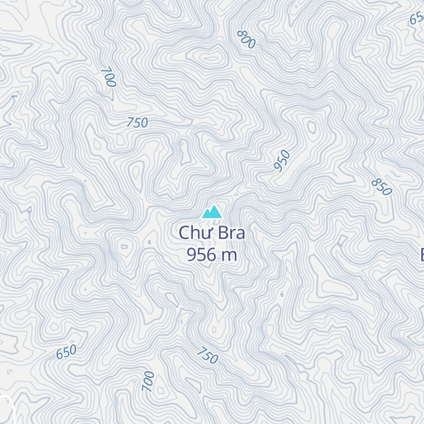 Map of Chư Bra